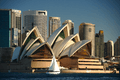 Sailboat in front of Sydney Opera House (14695032634)