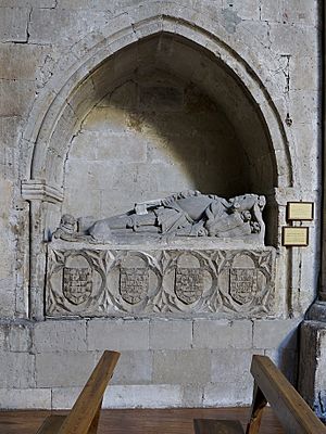 Archivo:Sepulcro de Pedro Bernardo del Carpio, Iglesia de San Martín (Salamanca)