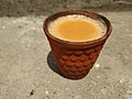 Tea served in Kulhar in India