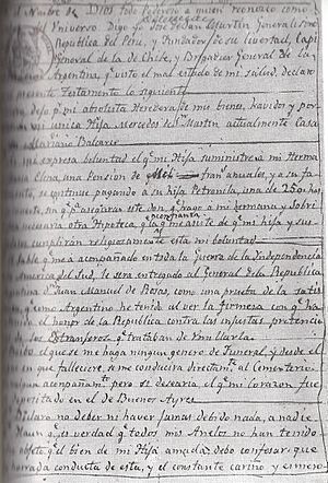 Archivo:Testamento de San Martín