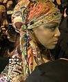 Tyra Banks at Fashionshow in 2019