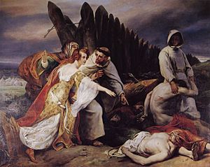 Vernet Edith discovering King Harold's corpse on the battle field of Hastings.jpg