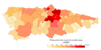 Asturias Poblacion-2018
