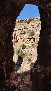 Archivo:Barranco de los burros - Acueducto romano de Albarracín-Gea-Cella
