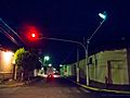 Calles de San Miguel El Salvador en la noche