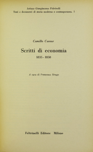 Archivo:Cavour - Scritti di economia, 1962 - 5811120