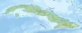 Cuba physical map (no legend)