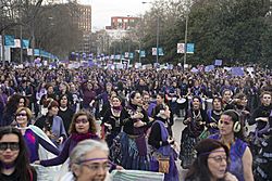 Archivo:Dia de la mujer trabajadora, Madrid 2020