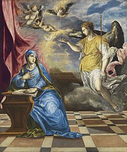 El Greco (Doménikos Theotokópoulos) - The Annunciation - Google Art Project.jpg