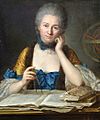 Emilie Chatelet portrait by Latour