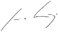 Firma de Gregorio Marañón Moya