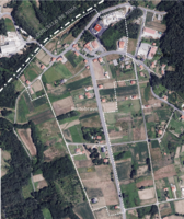 Foto aerea de Portobravo, Lousame (2014)