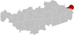 Hélécine Brabant-Wallon Belgium Map.svg