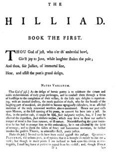 Archivo:Hilliad page one