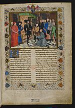 Jacques de Guise, Chroniques de Hainaut, frontispiece, KBR 9242.jpg