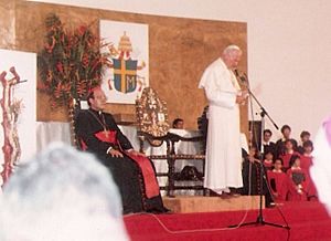 Archivo:Juan Pablo II - S M de Medellin