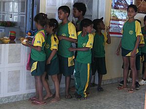 Kids in schooluniform, Brazil