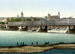 Archivo:Kierbedź Bridge (1900)