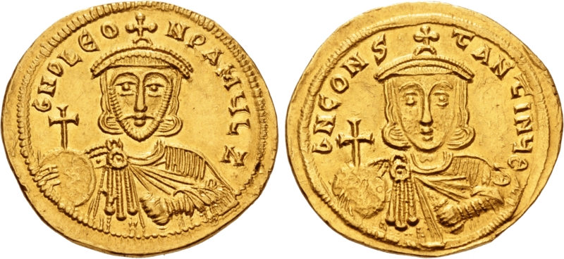 Leo III with Constantine V