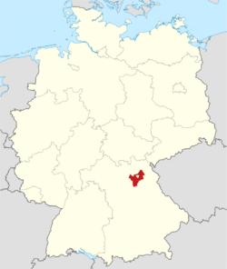 Locator map BT in Germany.svg