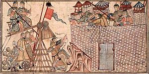 Archivo:Mahmud ibn Sebuktegin attacks the fortress of Zarang