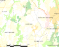 Map commune FR insee code 29265