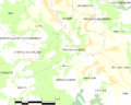 Map commune FR insee code 64458