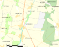 Map commune FR insee code 68205