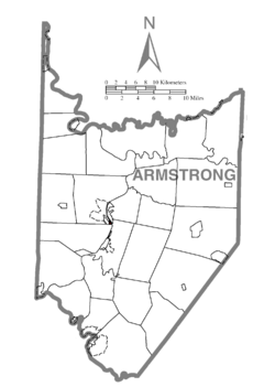 Map of Applewold, Armstrong County, Pennsylvania Highlighted.png