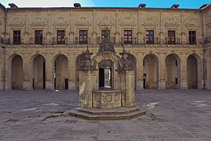 Archivo:Monasterio de Santiago de Uclés. Aljibe