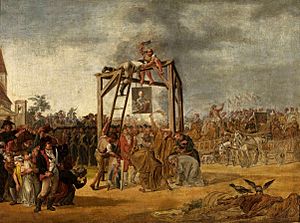 Archivo:Norblin Hanging of traitors in effigie