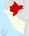 Peru - Loreto Department (locator map)