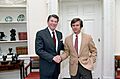 Ronald Reagan with Lee Atwater