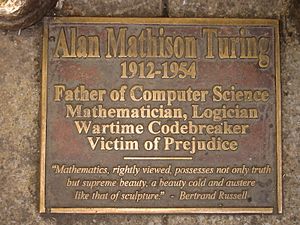 Archivo:Sackville Park Turing plaque
