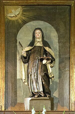 Archivo:Santa Teresa de Jesús Iglesia de San Benito el Real