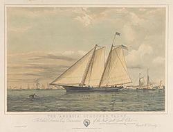 Archivo:The America Schooner Yacht - New York Yacht Club