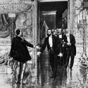 Archivo:Turin-Verdi meets King Vittorio Emanuele, 15 Sept 1859