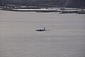 US Airways Flight 1549 (N106US) after crashing into the Hudson River