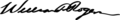 William P. Rogers Signature