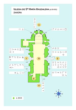 Archivo:Zamora Sª Mª Magdalena 02 Planta