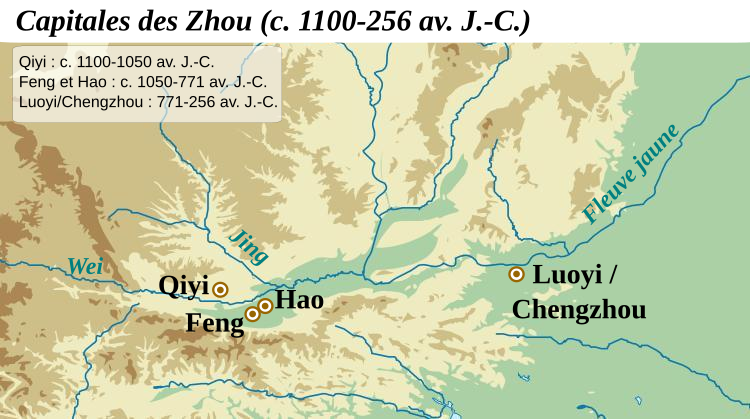 Zhou capitales