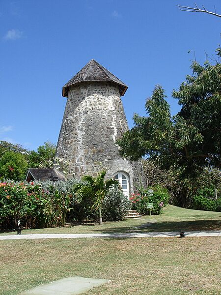Zuckermühle auf Mustique