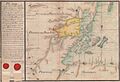 1783 map of British territory in the Yucatan
