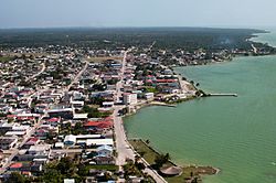 Aerial of Corozal Town, Belize.jpg