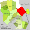 Andilla-Mapa de los Serranos