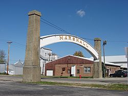 Arch in the Town of Marshall from southwest.jpg