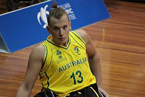 Archivo:Australia men wheelchair basketball v Great Britain 5699