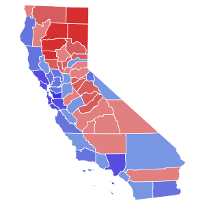 Archivo:California Governor Election Results by County, 2018