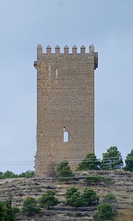 La torre mayor parcialmente conservada
