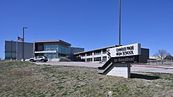 Charles Page High School building and sign Sand Springs OK 2024-03-02 13-49-11.jpg